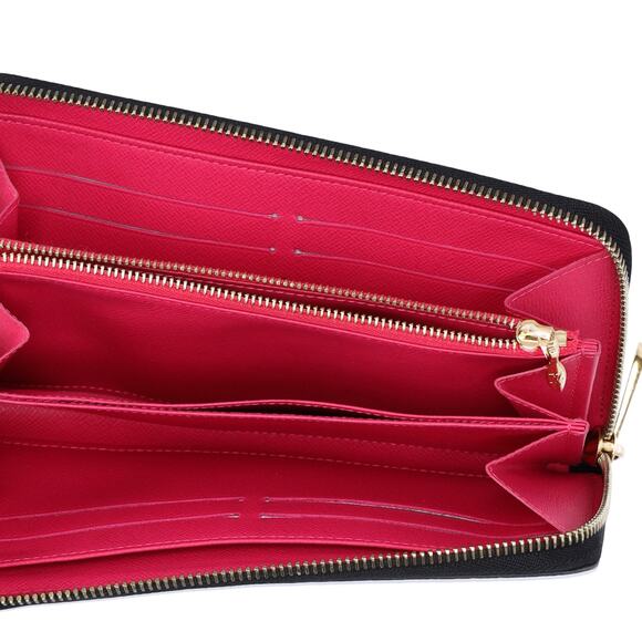Louis Vuitton Murakami Zippy Wallet Monogram Black Multicolor Pink - Picture 5 of 6